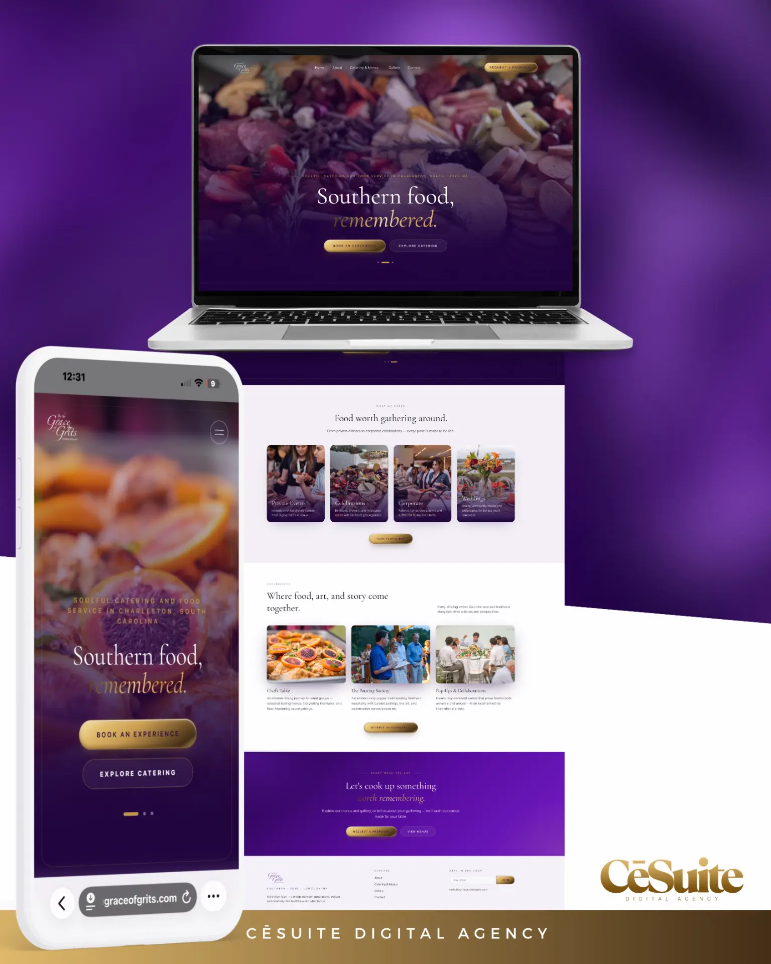 Grace of Grits — smart site by CēSuite Digital