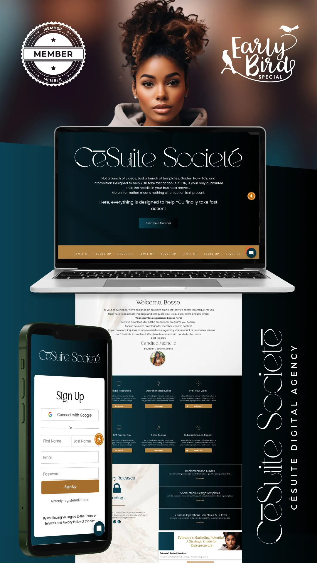 Société — website by CēSuite Digital
